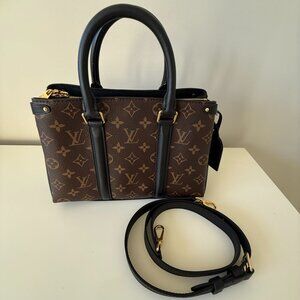 NWT Louis Vuitton Monogram Soufflot NV BB Handbag (model M44898), Black